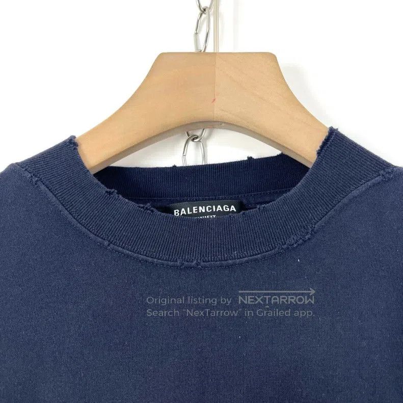 Balenciaga Balenciaga Nothing to declare declaration cracked print wa Size US L / EU 52-54 / 3 - 3 Thumbnail