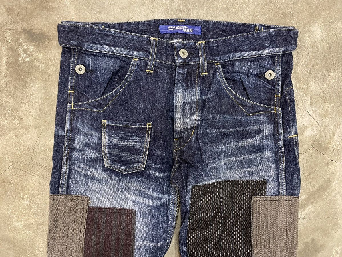 Comme des Garcons × Junya Watanabe Junya watanabe - CDG - F/W 13 - Patchwork Denim Size US 33 - 5 Thumbnail