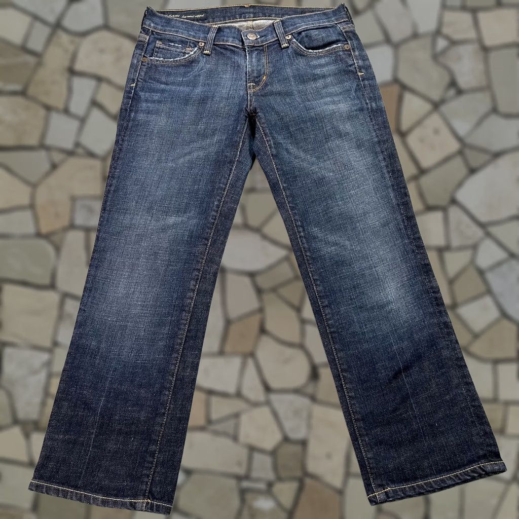 Citizens Of Humanity VINTAGE? No. Citizens of Humanity Jeans Womens 25 Kelly 063 Low Waist Cropped Stretch Denim Blue Size 42" / US 20 - 1 Thumbnail