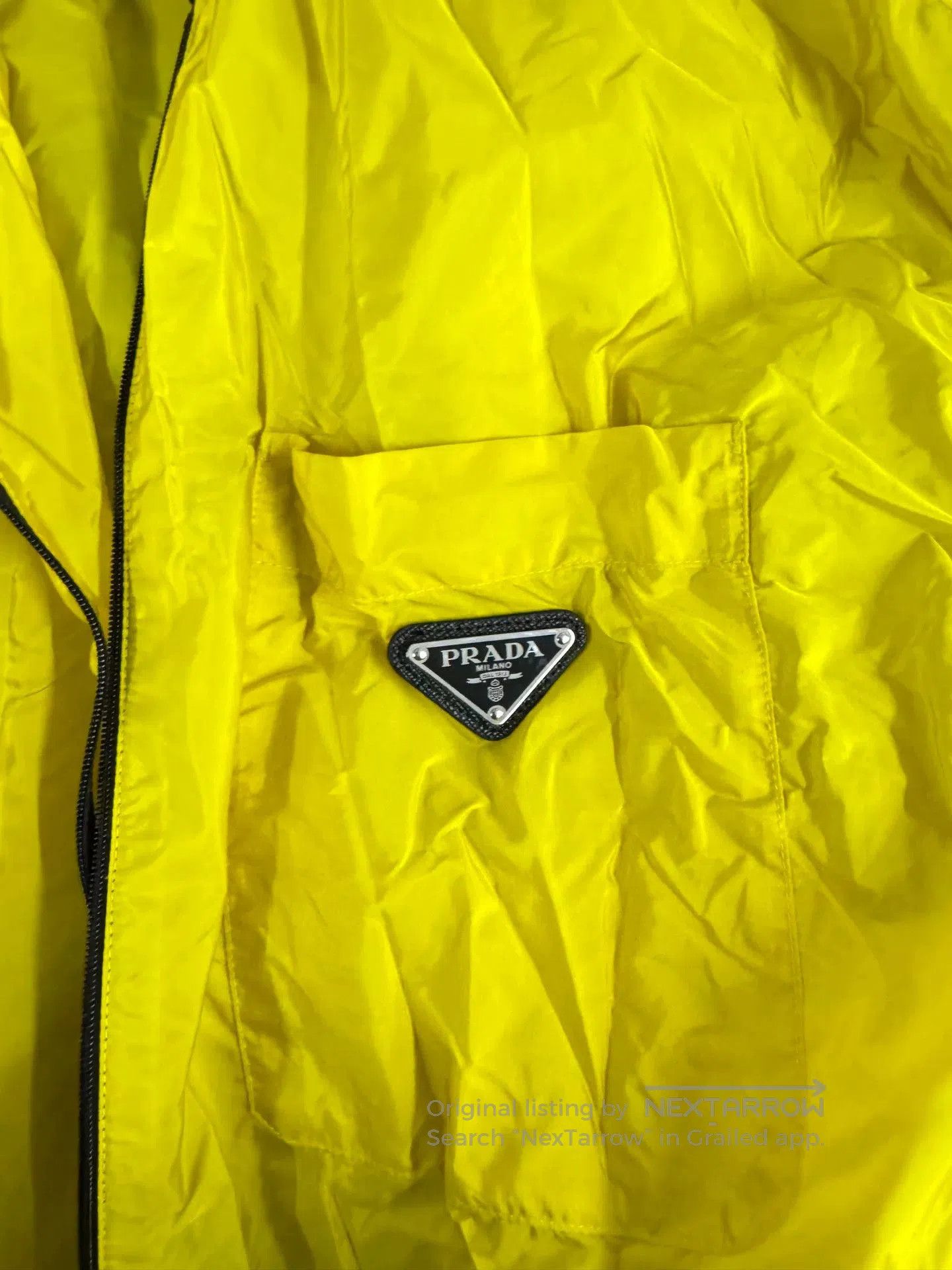 Prada Prada Blue Nylon Zip Jacket. Size US M / EU 48-50 / 2 - 2 Thumbnail