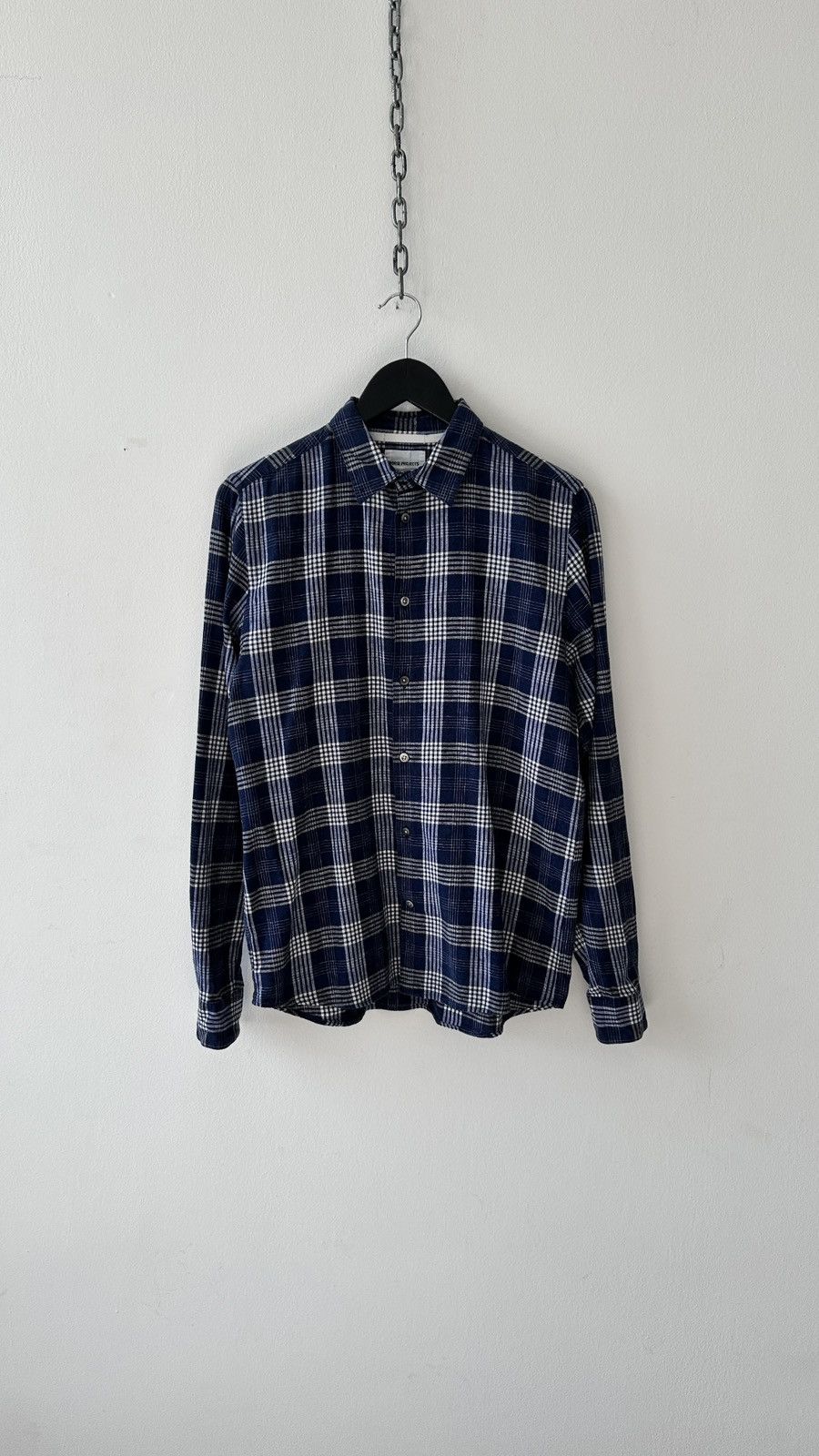 Norse Projects NORSE PROJECTS Blue Plaid Shirt S Button Down Long Sleeve Size US S / EU 44-46 / 1 - 1 Thumbnail