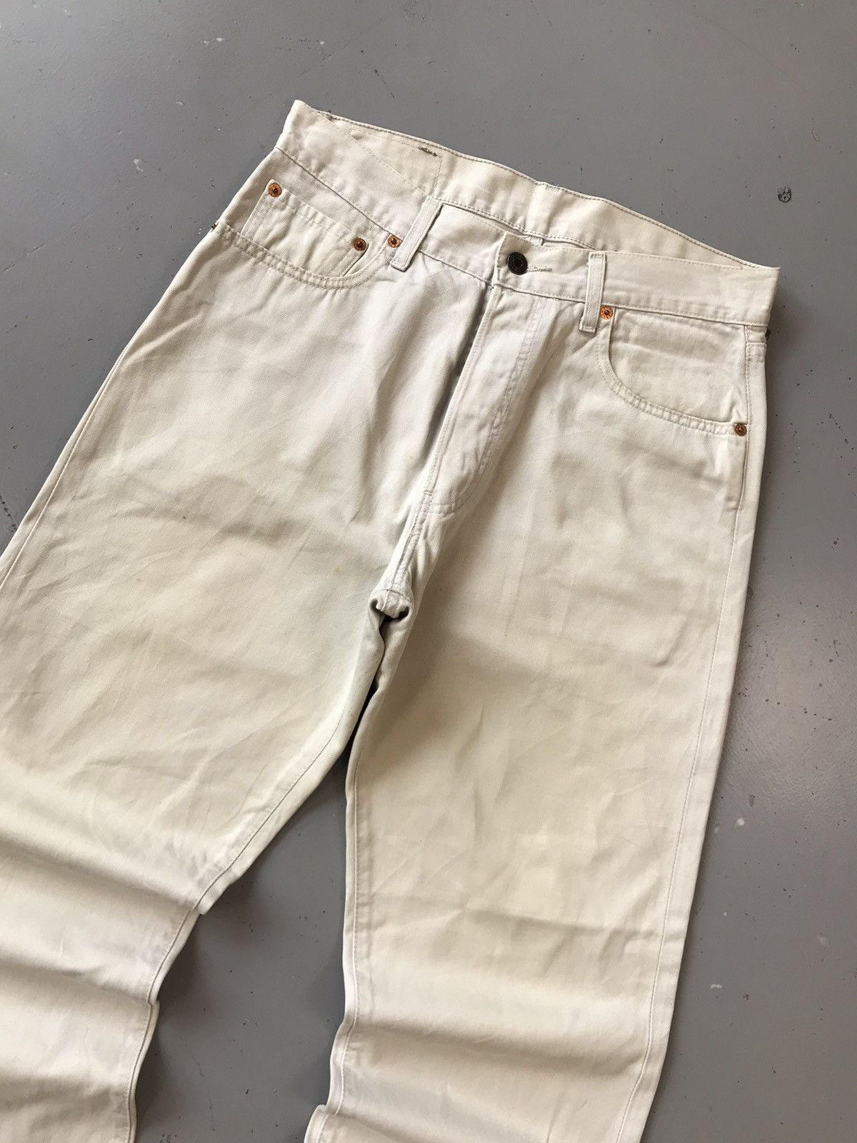 Levi's × Vintage Vintage Levi’s silver tab off white straight denim Size US 32 / EU 48 - 4 Thumbnail