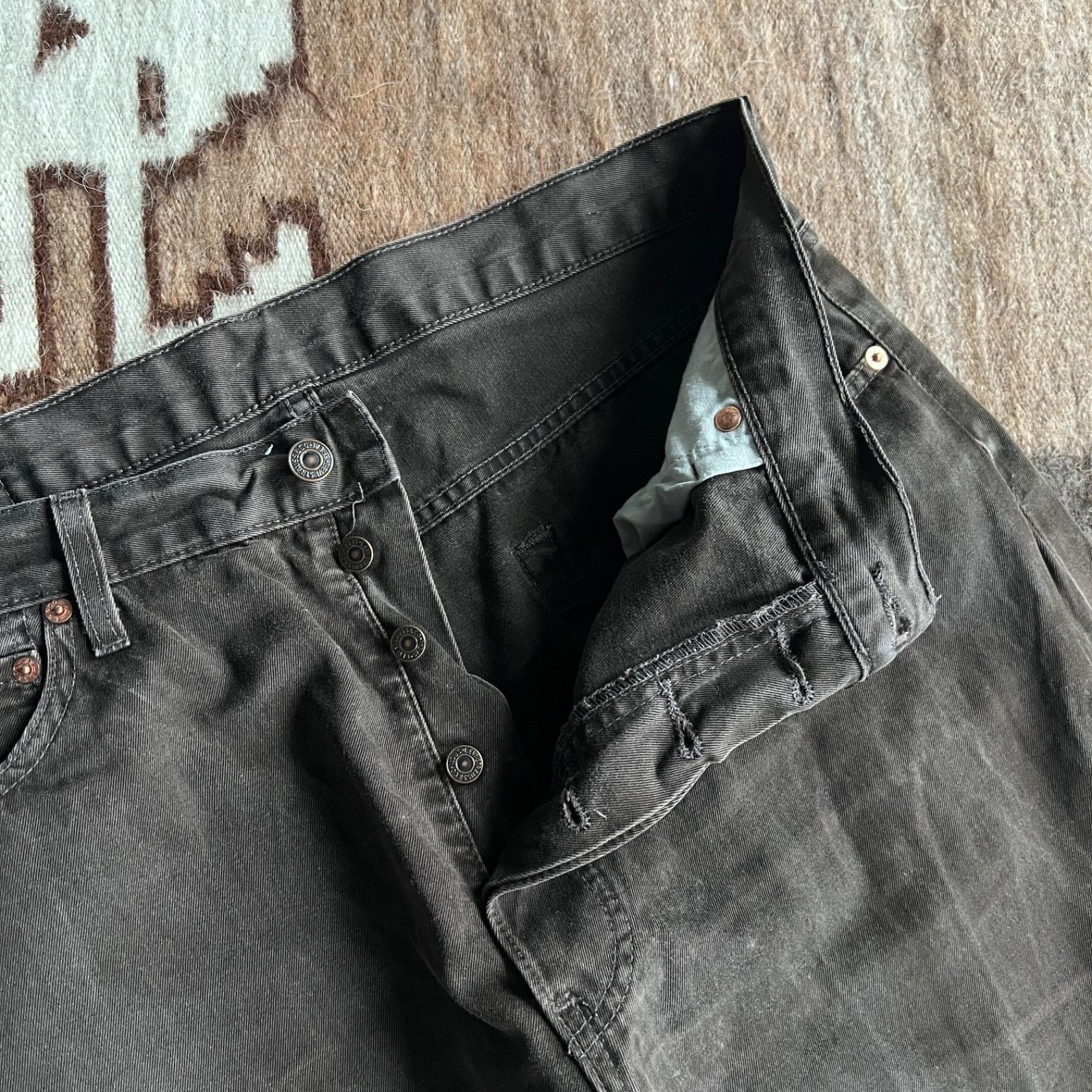 Levi's Levi’s 551 White Tab Vintage Cotton Pants Jeans 9821AC Size US 35 - 5 Thumbnail
