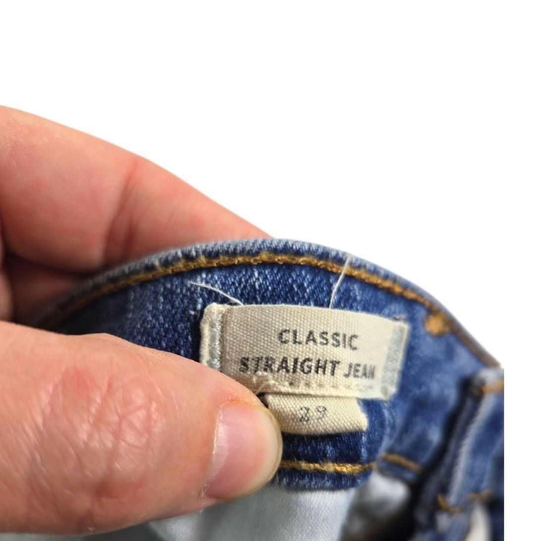 Madewell Madewell | Distressed, Hi-Rise, Classic Straight Jeans | 29 Size 29" - 5 Thumbnail