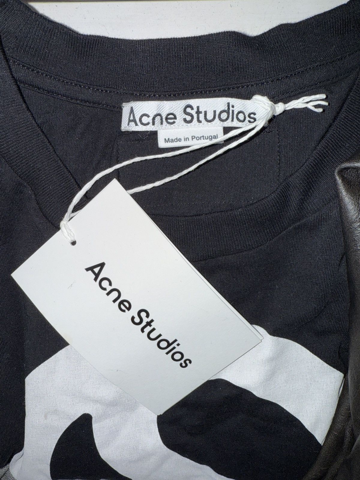 Acne Studios Acne Studios Logo Tee Black Graphic T-Shirt Size US XS / EU 42 / 0 - 2 Thumbnail