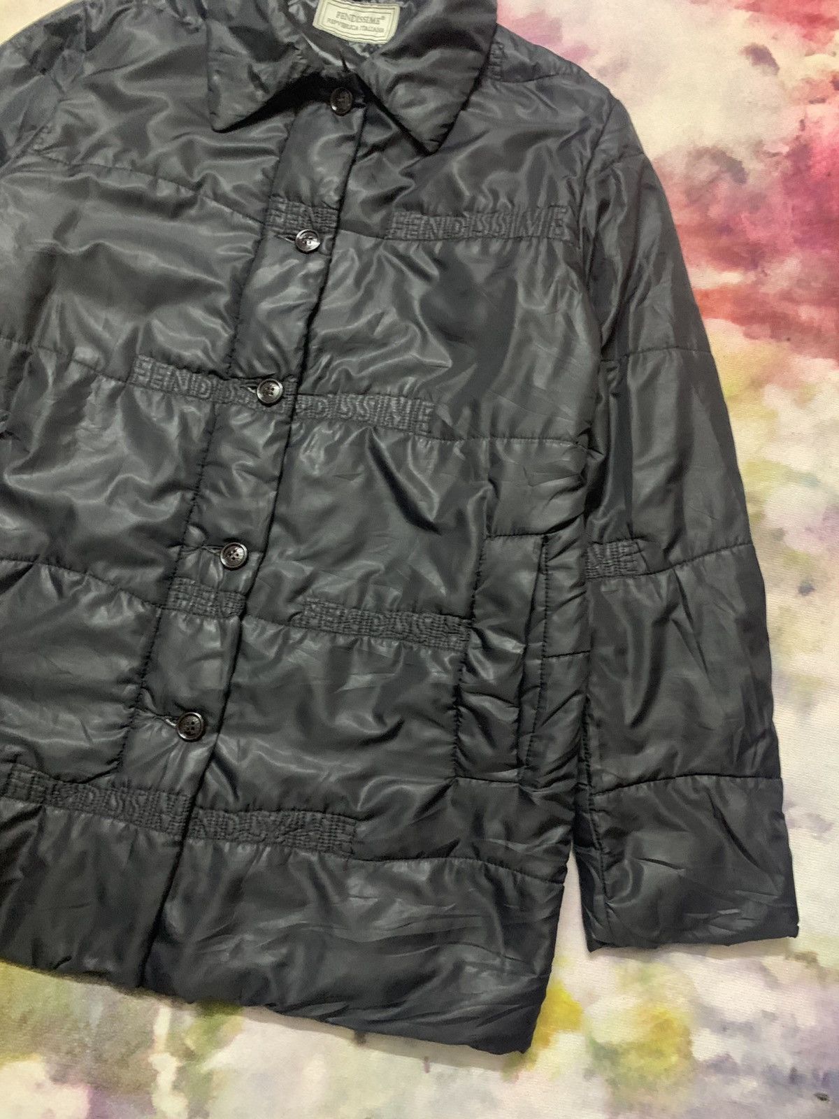 Fendi FENDISSISME FENDI Thin Puffer Jacket Vintage Size US M / EU 48-50 / 2 - 5 Thumbnail