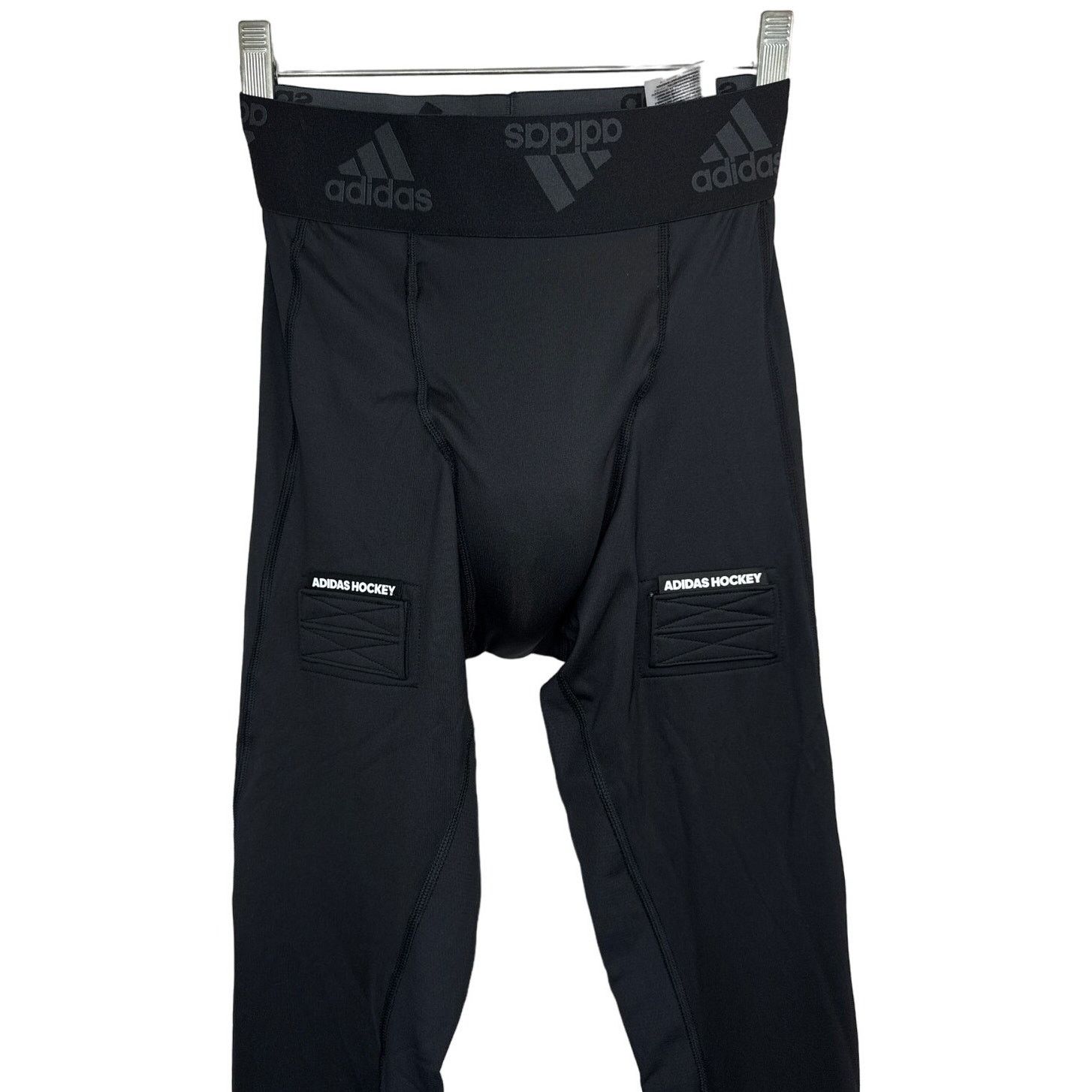 Adidas Adidas Baselayer Tights With Cup Black Hockey Pant Mens Sz M Size US 34 / EU 50 - 4 Thumbnail