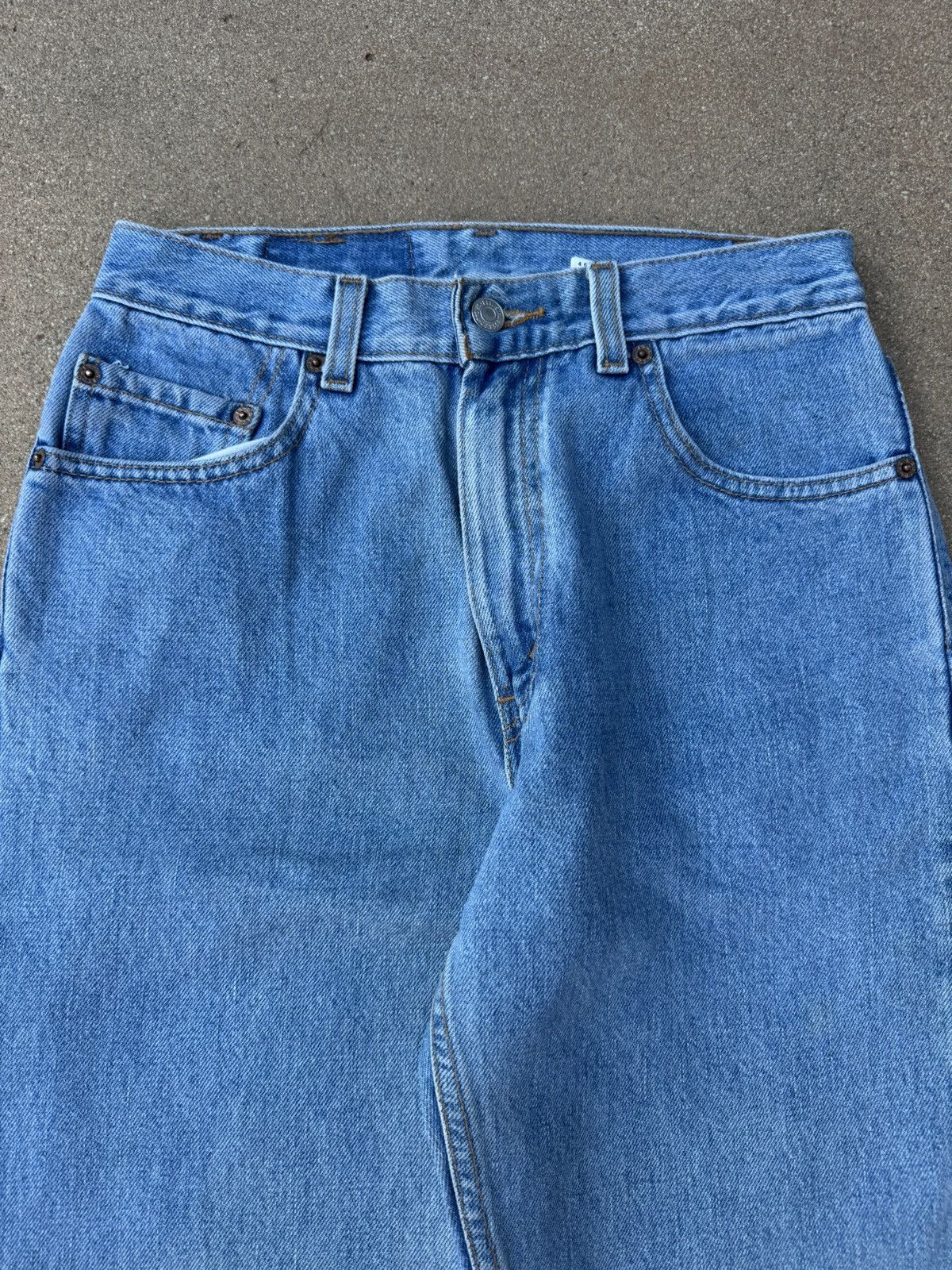 Levi's × Vintage Vintage 90’s Levi’s 505 Red Tab Straight Leg Jeans 28x33 Size US 28 / EU 44 - 3 Thumbnail