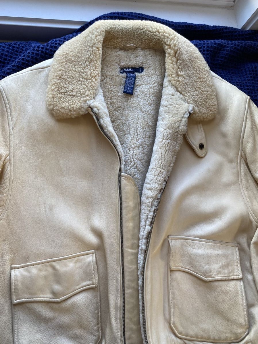 Polo Ralph Lauren Polo Ralph Lauren Deer Leather B3 Bomber Size US XL / EU 56 / 4 - 2 Thumbnail