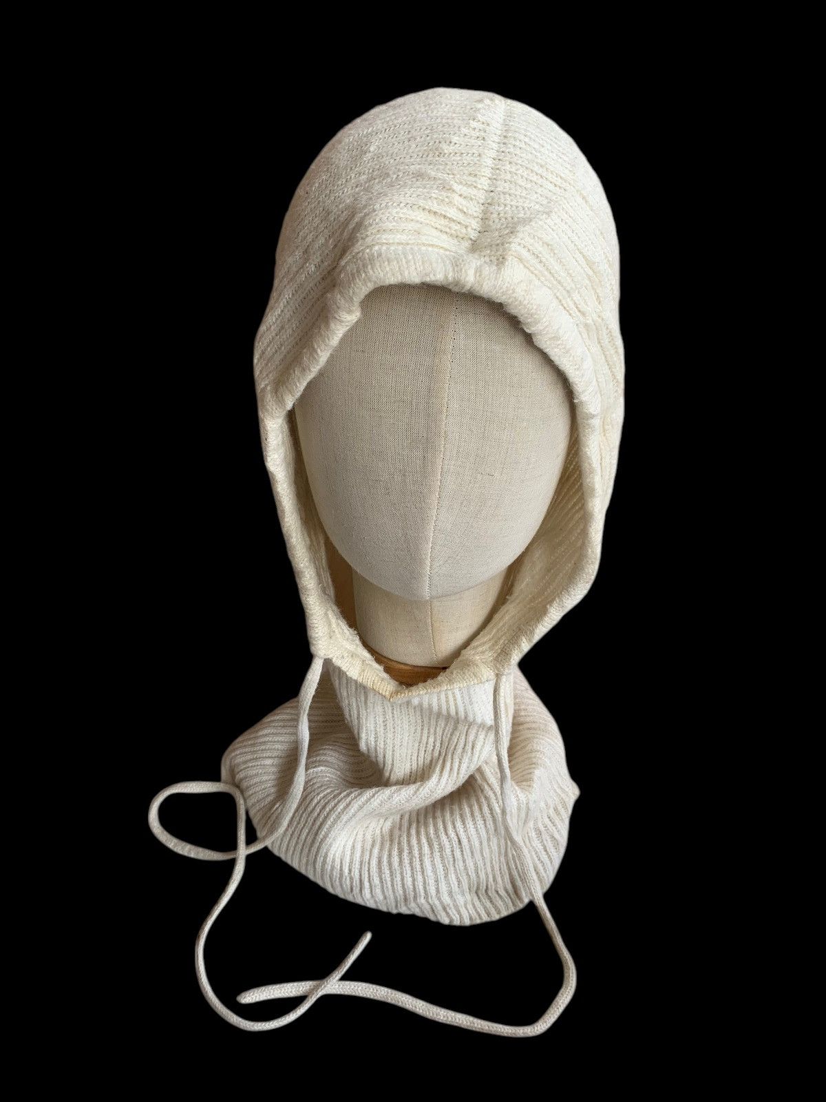 Japanese Brand × Vintage Knitted Balaclava Hoodie Streetwear Winter Sessions Hats Size ONE SIZE - 3 Thumbnail
