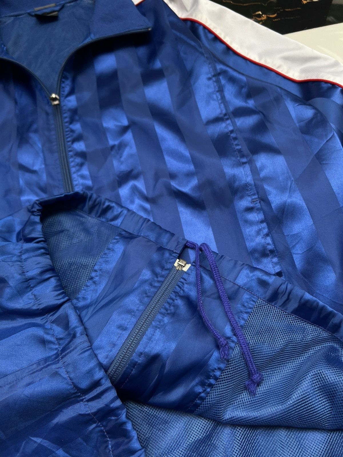 Nike × Vintage 90’s NIKE TEAM BACK SWOOSH LOGO RARE STRIPE Y2K TRACK JACKET Size US M / EU 48-50 / 2 - 5 Thumbnail