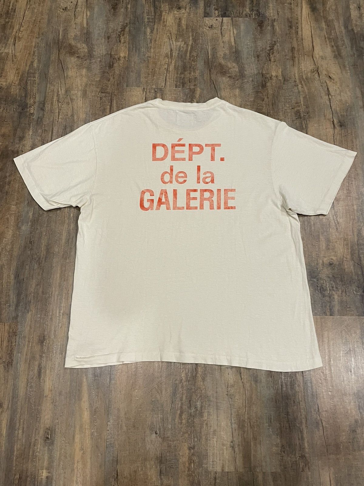 Gallery Dept. RARE Gallery Dept French Logo Tee Cream Orange Souvenir Size US L / EU 52-54 / 3 - 1 Thumbnail
