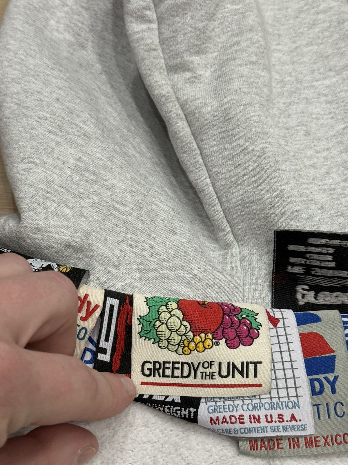 Greedy Unit × murd333r.fm Murd333r.fm Greedy Unit Inside Out Multi Tag Hoodie Size US XL / EU 56 / 4 - 14 Thumbnail