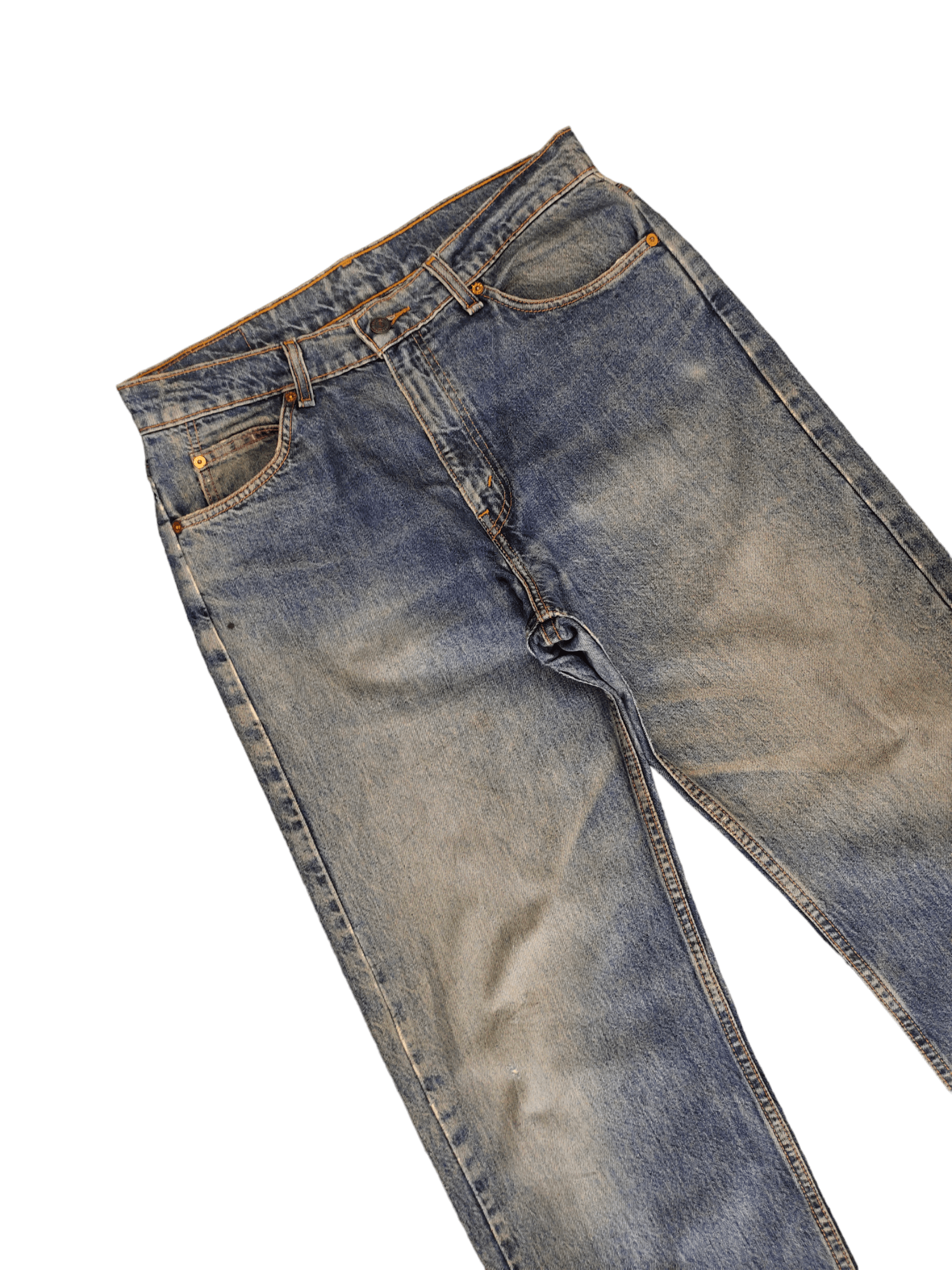 Levi's Vintage Levis 612 Orange Tab Distress Faded Wash Jeans Size US 33 - 6 Thumbnail