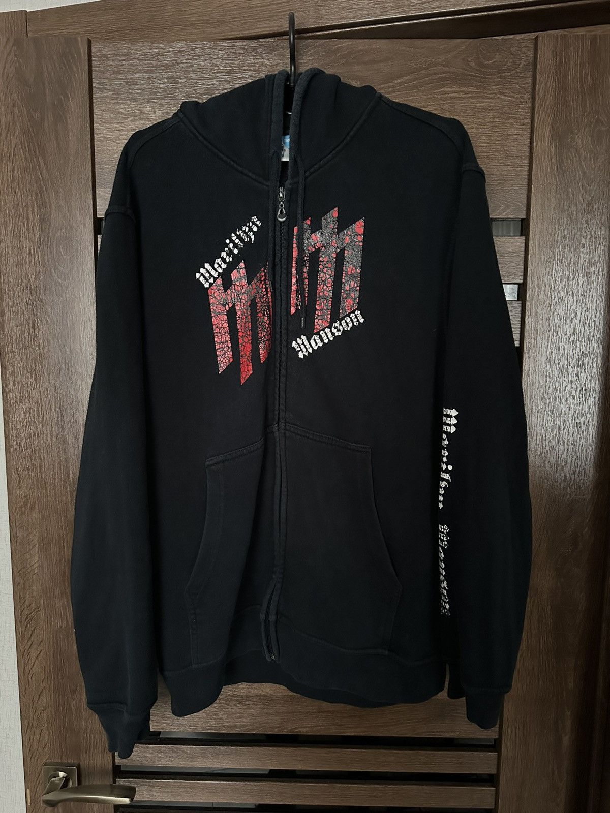 Marilyn Manson Marilyn Manson Zip Hoodie Vintage 90s Size US L / EU 52-54 / 3 - 2 Thumbnail