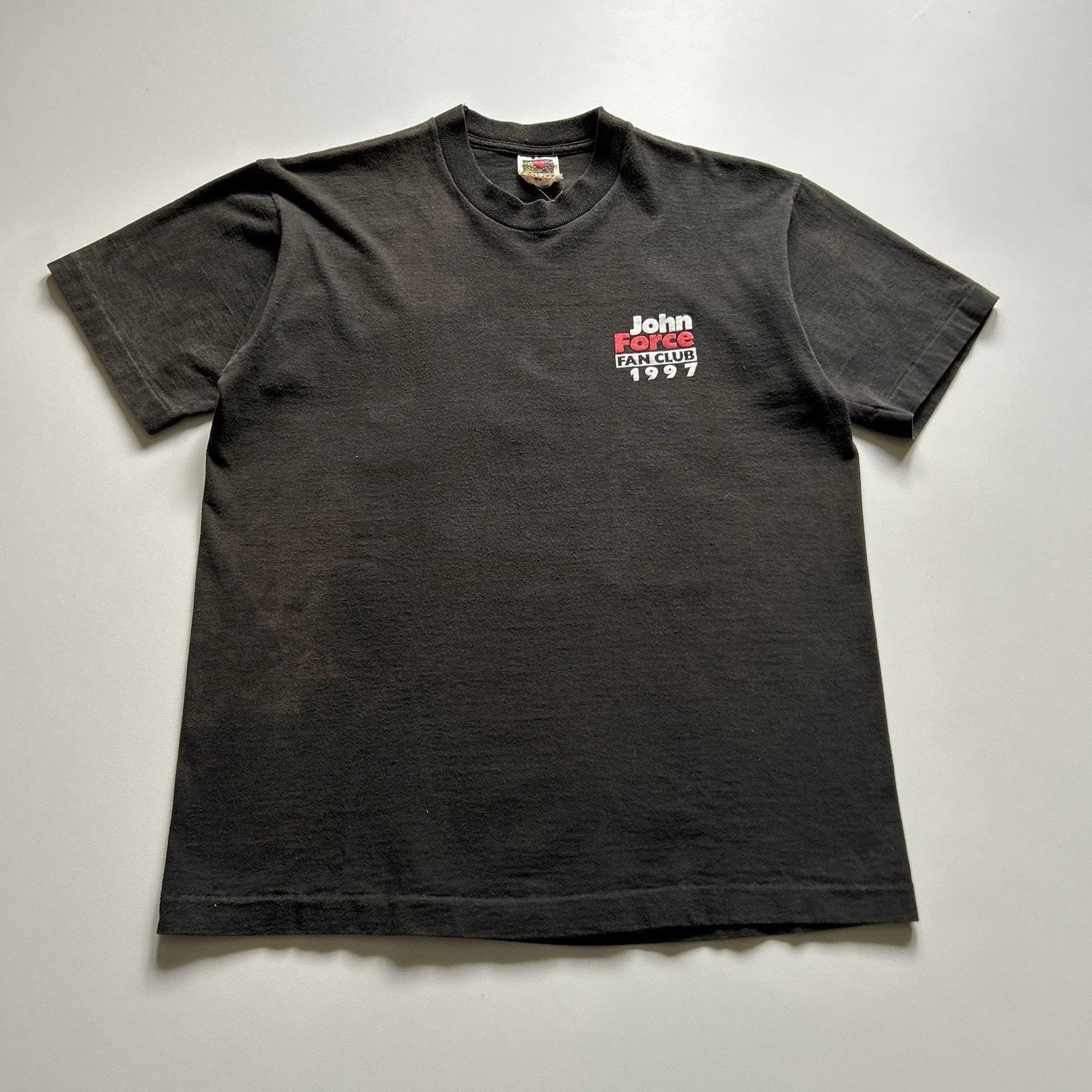 Fruit Of The Loom Vintage John Force T Shirt Medium 90s NHRA Drag Racing Rare Size US M / EU 48-50 / 2 - 3 Thumbnail