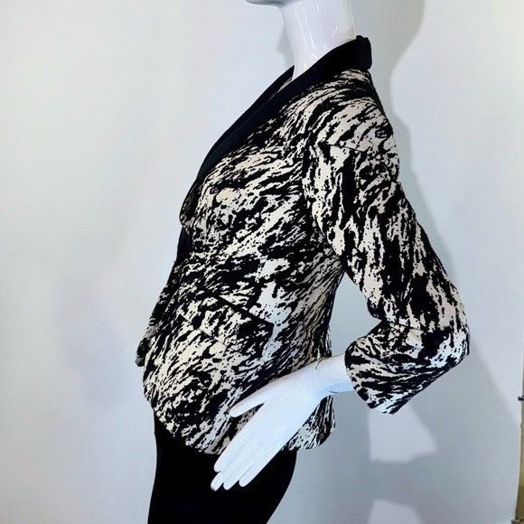 Rag & Bone RAG & BONE Harper Tuxedo Jacquard Blazer Jacket Size: 00 Size XXS / US 00 / IT 34 - 3 Thumbnail
