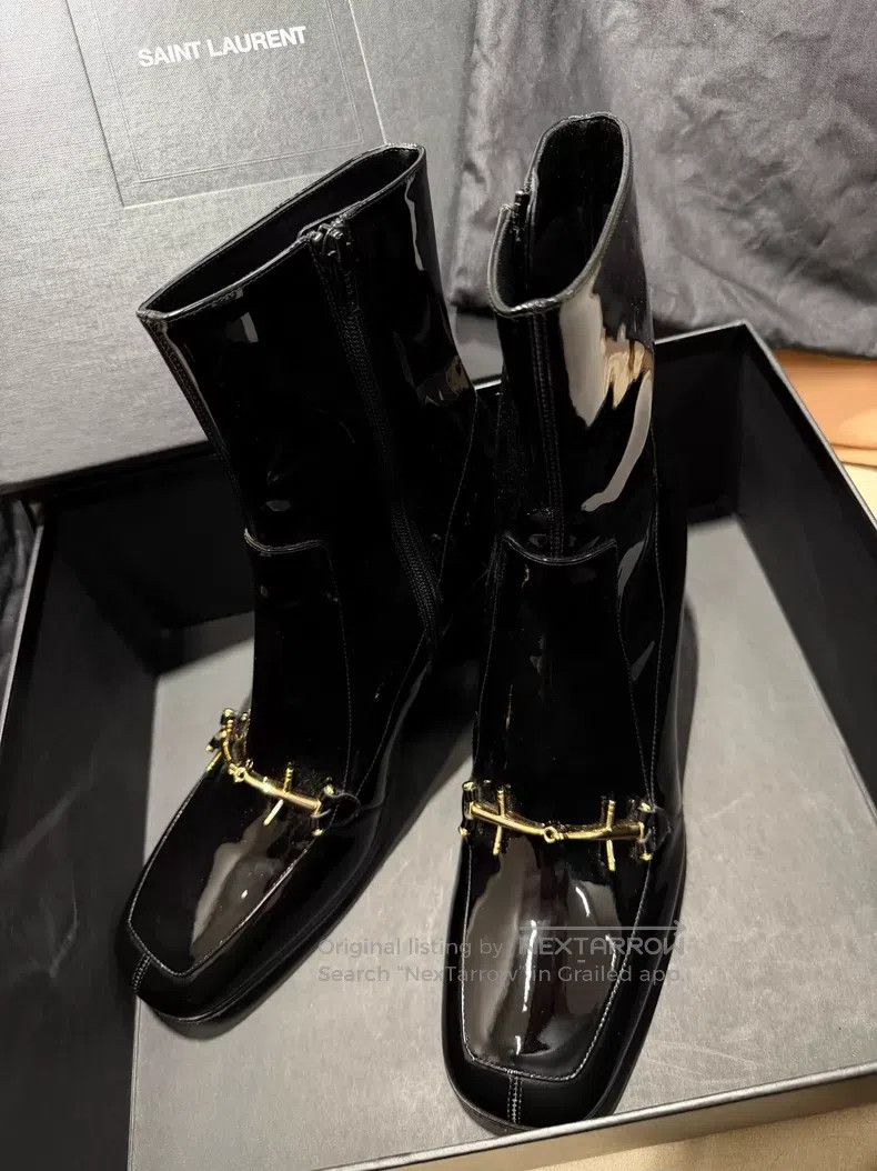 Saint Laurent Paris Saint Laurent Paris High Heel Men's Boots i Size US 11 / EU 44 - 2 Thumbnail