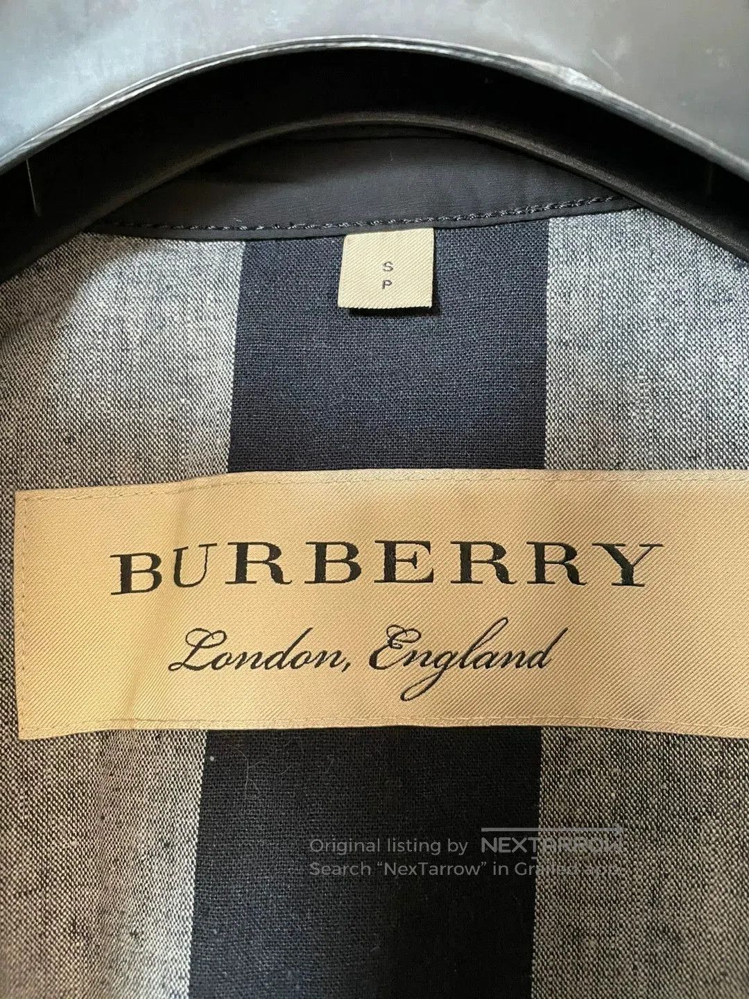 Burberry Burberry Men's Black Trench Coat. Size US M / EU 48-50 / 2 - 3 Thumbnail