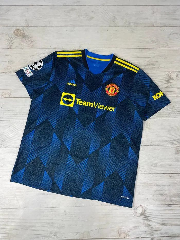 Adidas Manchester United 2021 2022 Ronaldo #7 Third Shirt Jersey Size US XL / EU 56 / 4 - 2 Thumbnail