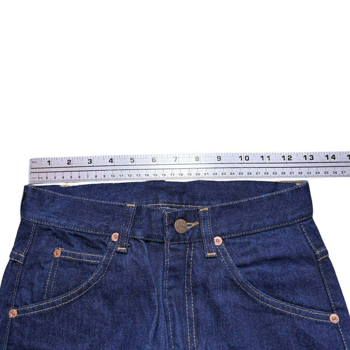 Lee Vintage 80s 90s Lee Rider Denim Jeans Dark Wash 27x34 NOS Size 27" / US 4 / IT 40 - 5 Thumbnail