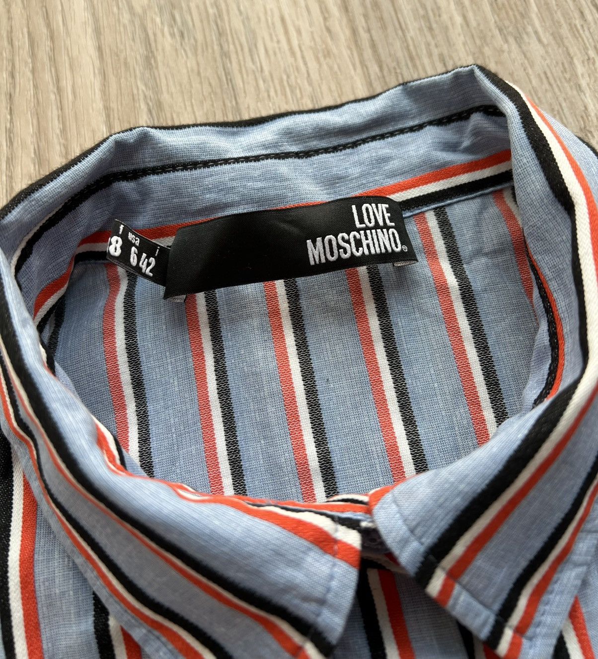 Love Moschino × Moschino Love Moschino Striped Button Up Dress Size M / US 6-8 / IT 42-44 - 12 Thumbnail