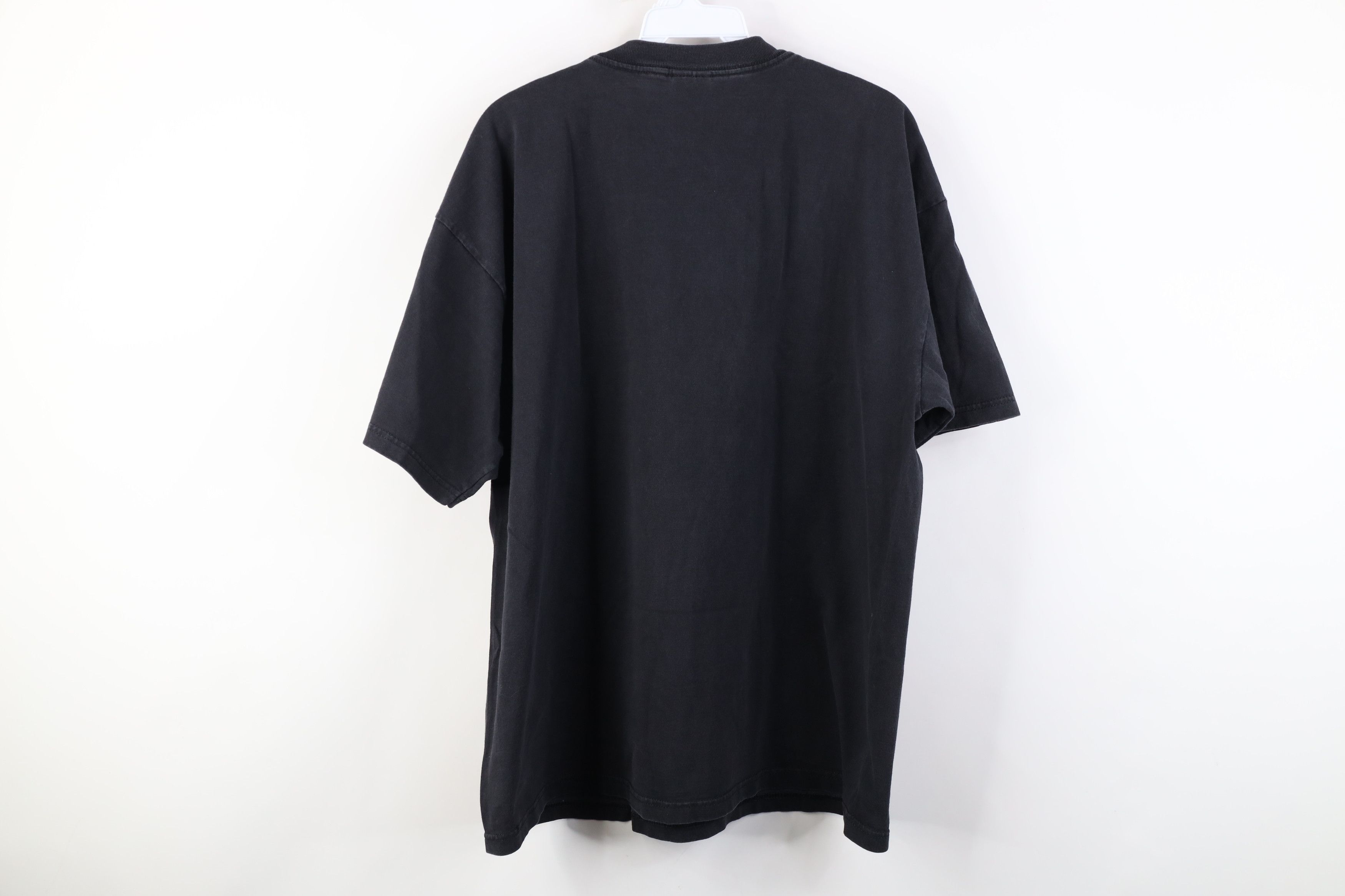 Gildan Vintage Y2K Caterpillar Cat Michigan Spell Out T-Shirt Black Size US XL / EU 56 / 4 - 12 Thumbnail