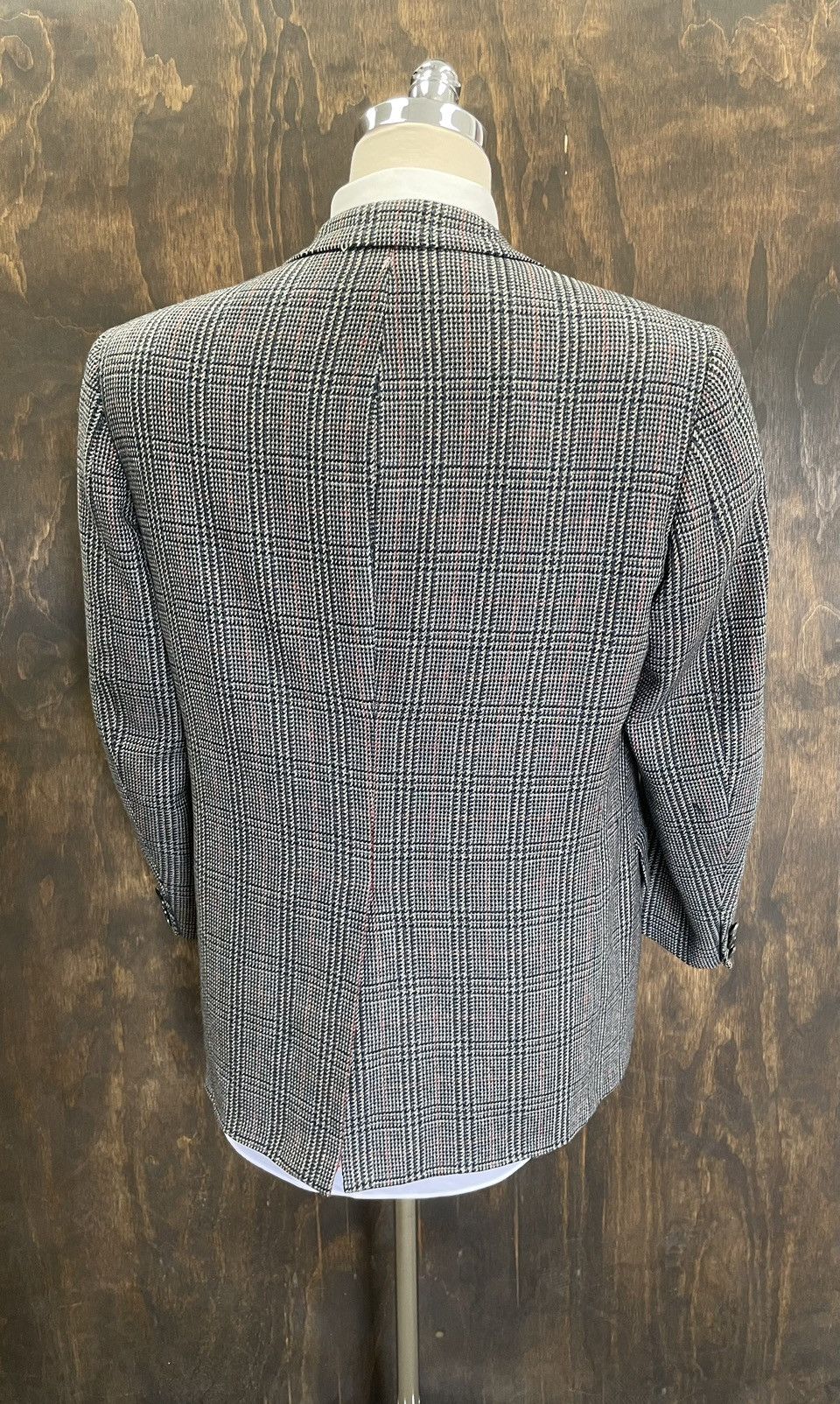 Oxxford Clothes × Vintage Cashmere Check Jacket Size 42R - 4 Thumbnail