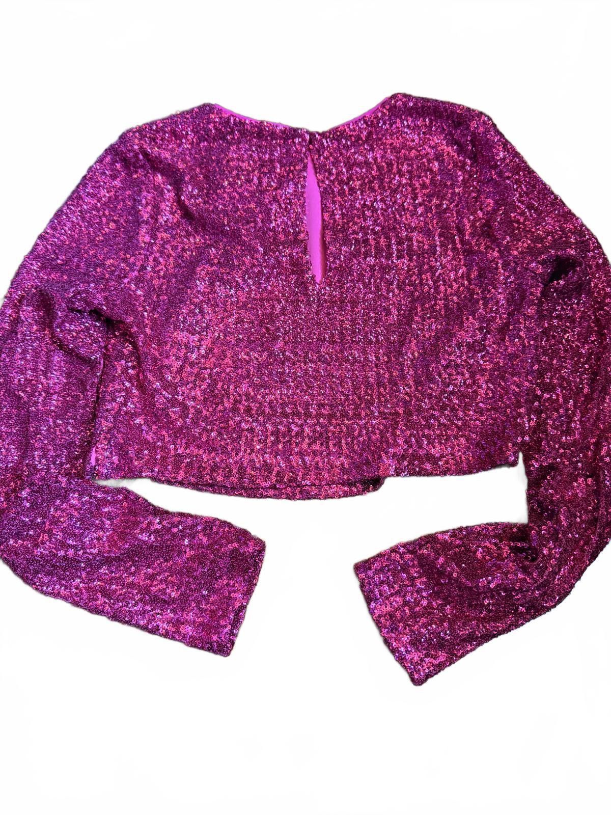 Other Walter Baker Milly Megan Top Magenta Rush Size S / US 4 / IT 40 - 4 Thumbnail