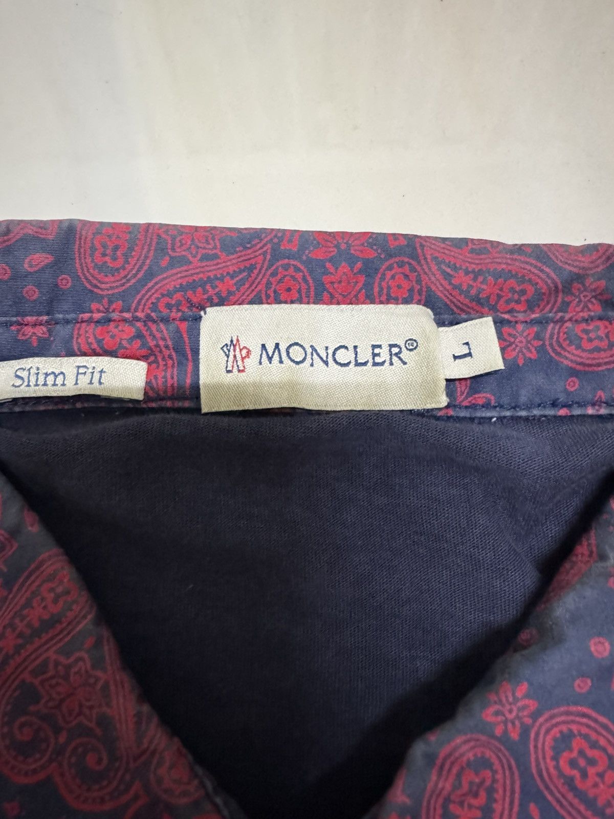 Moncler Moncler Polos Slim Fit Shirt Size US L / EU 52-54 / 3 - 7 Thumbnail