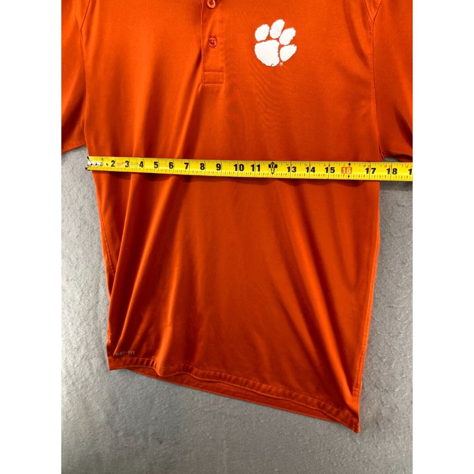Nike Nike Dri-Fit Polo Shirt Mens S Orange Clemson Athletic Shirt Size US S / EU 44-46 / 1 - 2 Thumbnail