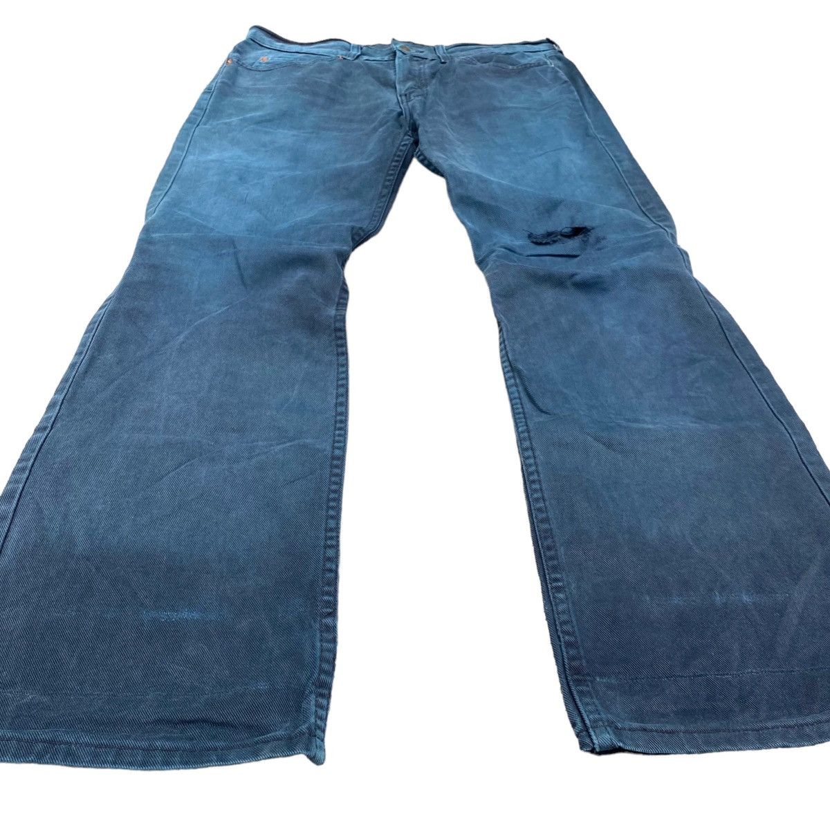 Levi's × Vintage Vintage 90s Levis 517 Flared Jeans Original Colour Denim Size US 34 / EU 50 - 2 Thumbnail