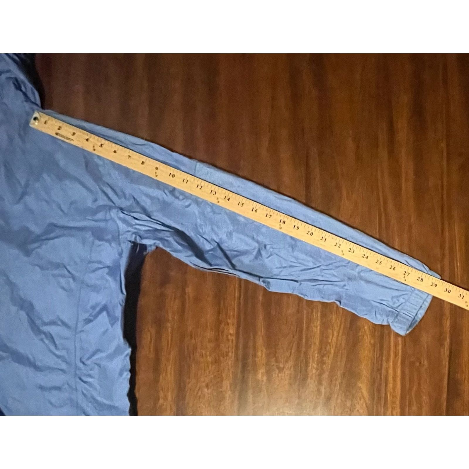 Marmot Marmot Windbreaker Jacket Women’s Large Blue Full Zip Hooded PU Lined Water Resistant NNVML Size L / US 10 / IT 46 - 7 Thumbnail