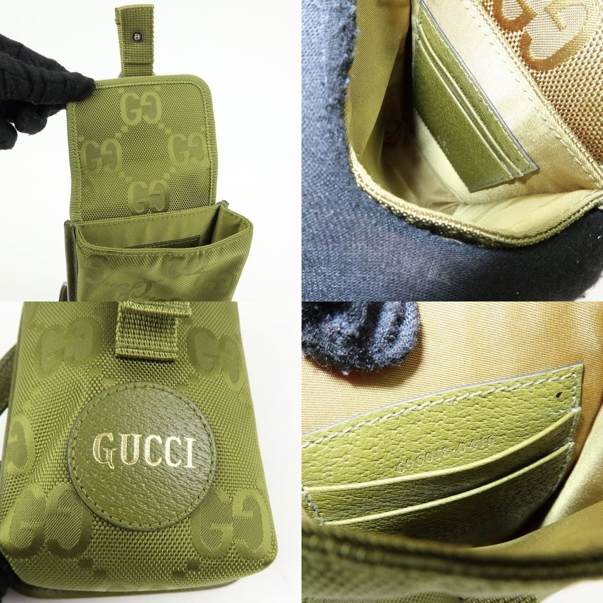 Gucci Gucci Off The Grid Nylon Crossbody Bag Green Size ONE SIZE - 7 Thumbnail
