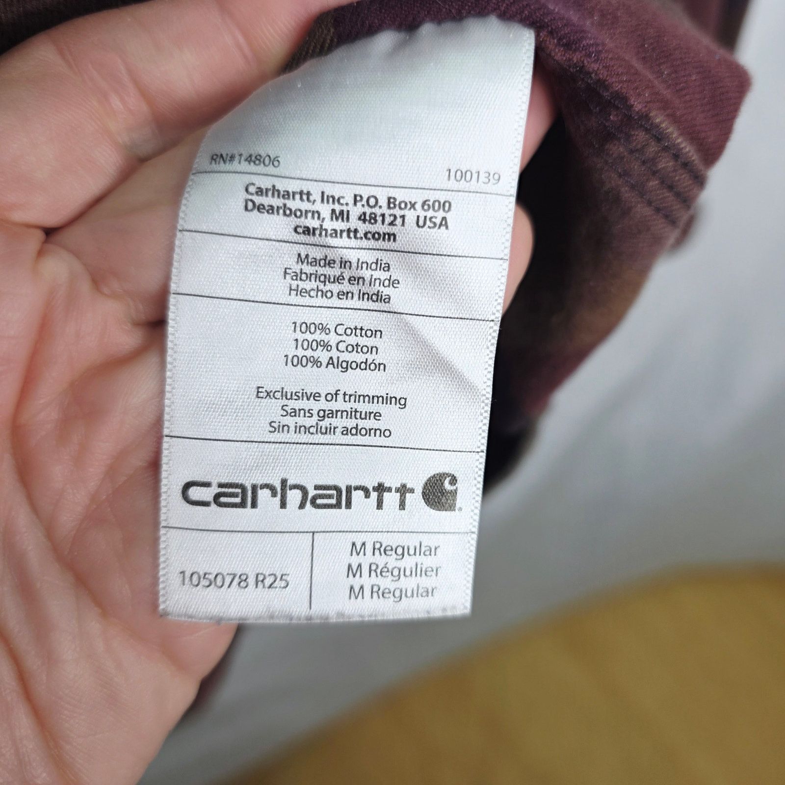 Carhartt Carhartt Loose Fit Long Sleeve Button Front Men's Shirt Size US M / EU 48-50 / 2 - 4 Thumbnail