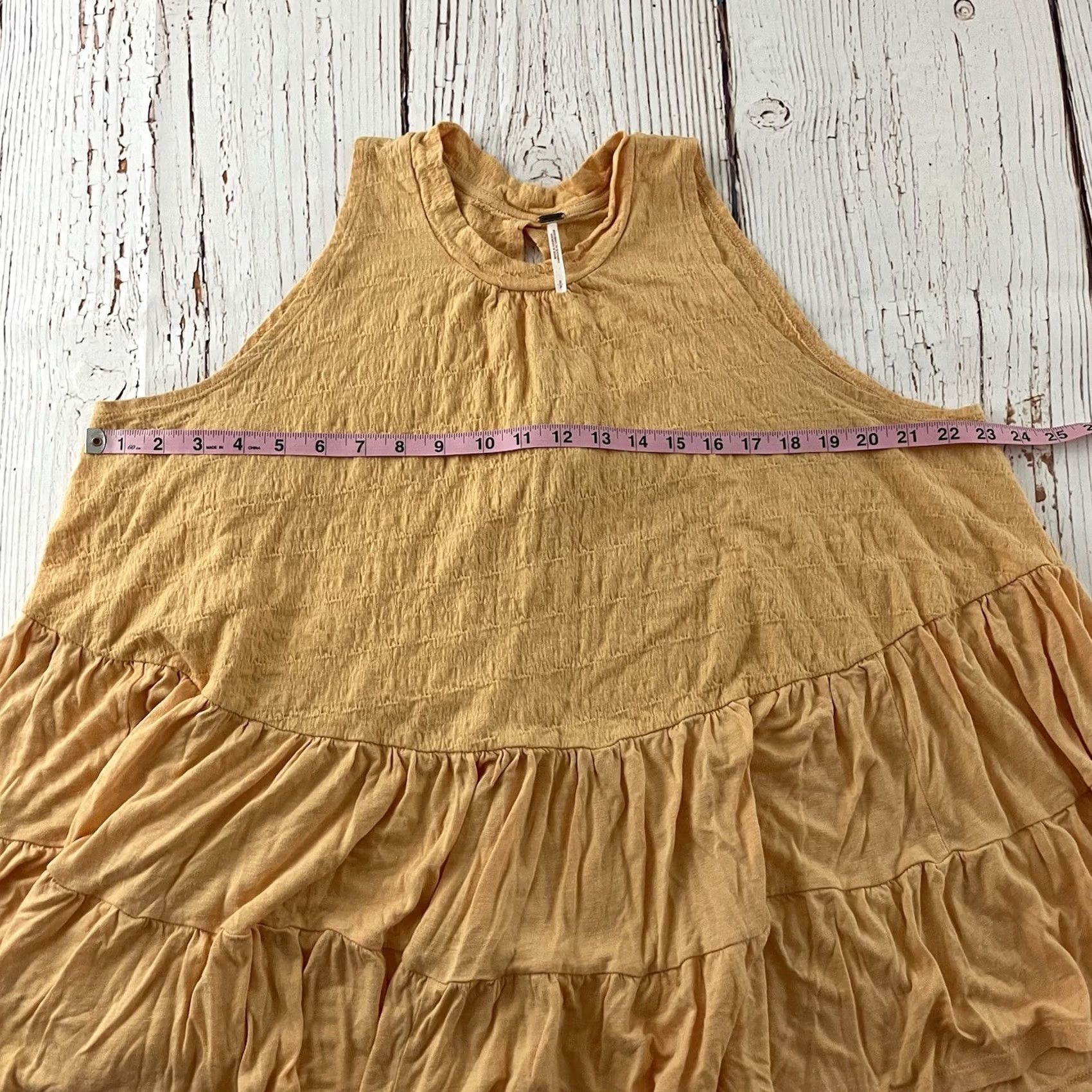 Free People Free People Sleeveless Blouse Women's Small Peach Tie Back Top Casual Boho Shirt XS- Long? Size S / US 4 / IT 40 - 4 Thumbnail