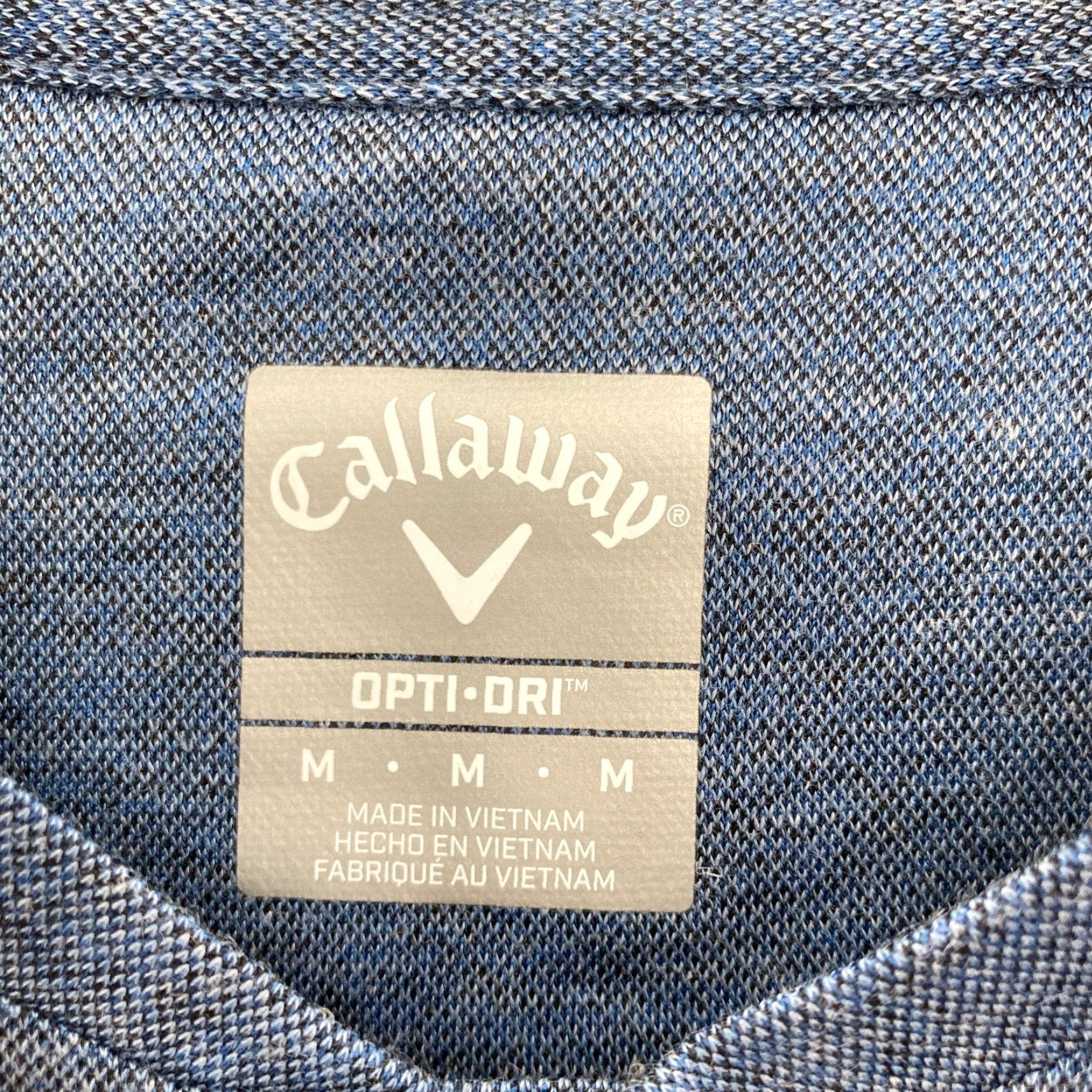 Callaway Callaway Swing Tech ECO Henley T-Shirt Mens M Peacoat Heather Blue Golf NWT Size US M / EU 48-50 / 2 - 4 Thumbnail
