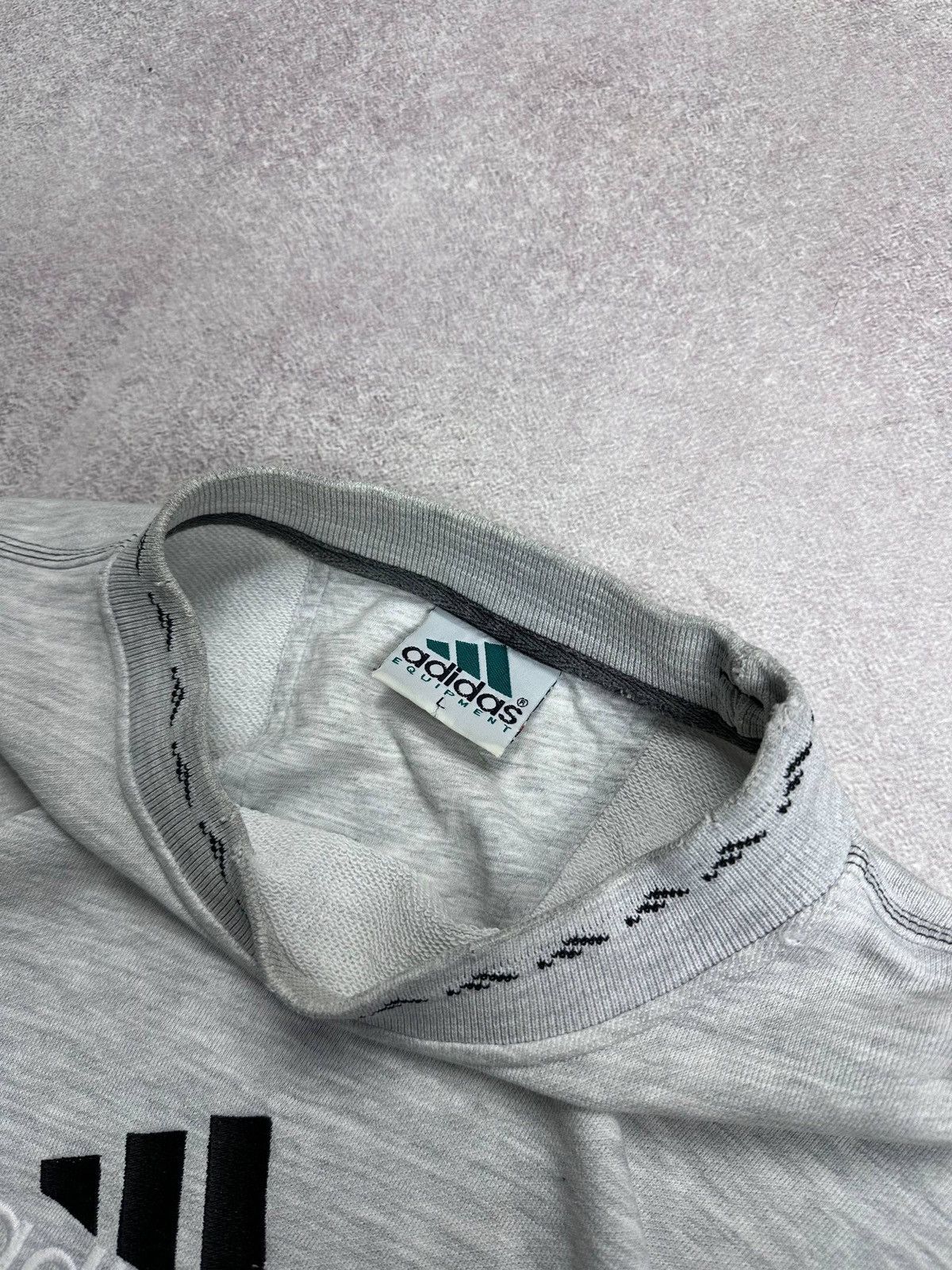 Adidas Vintage 90s Adidas Equipment Boxy Sweatshirt L Size US L / EU 52-54 / 3 - 5 Thumbnail