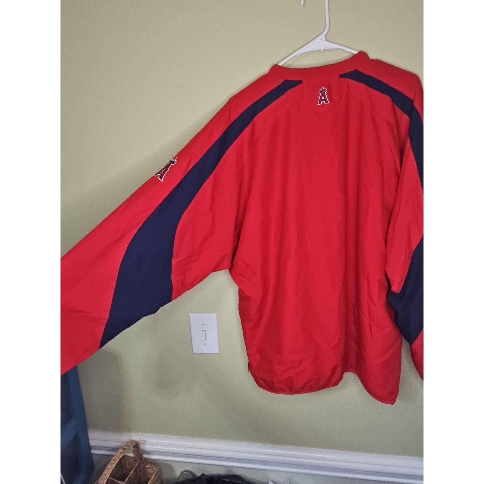 MLB MLB Los Angeles Angels Pullover Jacket Wind Breaker Size L Size US L / EU 52-54 / 3 - 12 Thumbnail