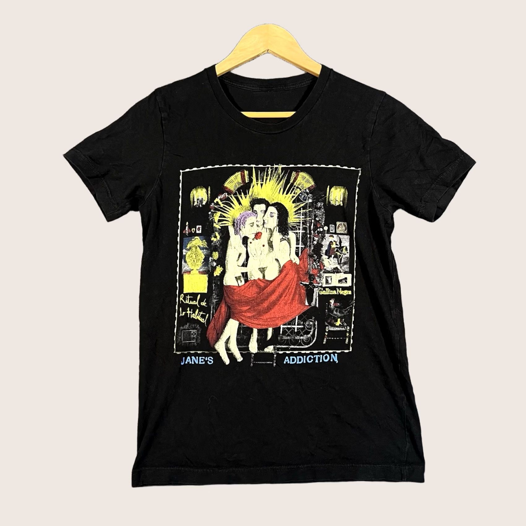 Tultex Jane's Addiction Ritual de lo Habitual 2022 Tour Concert T-Shirt Small Band Tee Black S Adult Size US S / EU 44-46 / 1 - 1 Thumbnail