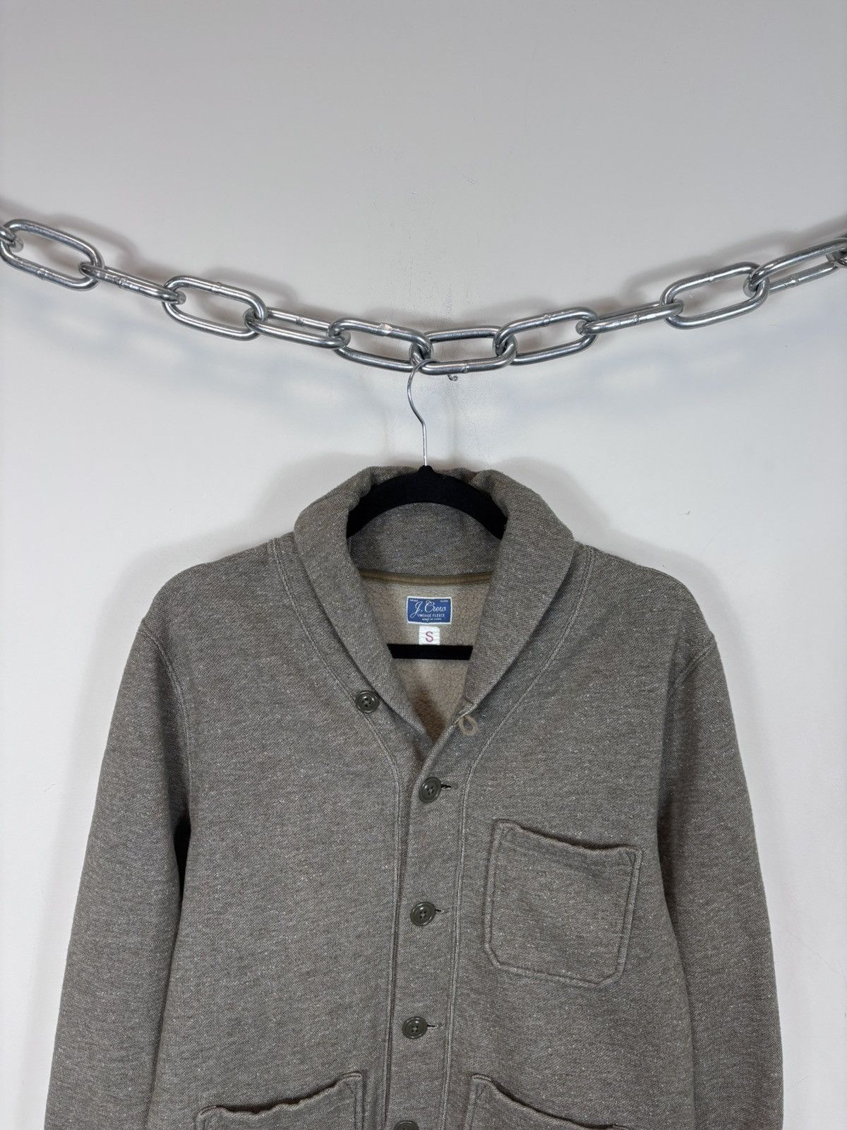 J.Crew J. Crew Men’s Vintage Fleece Shawl Collar Cardigan Sweater Size US S / EU 44-46 / 1 - 4 Thumbnail