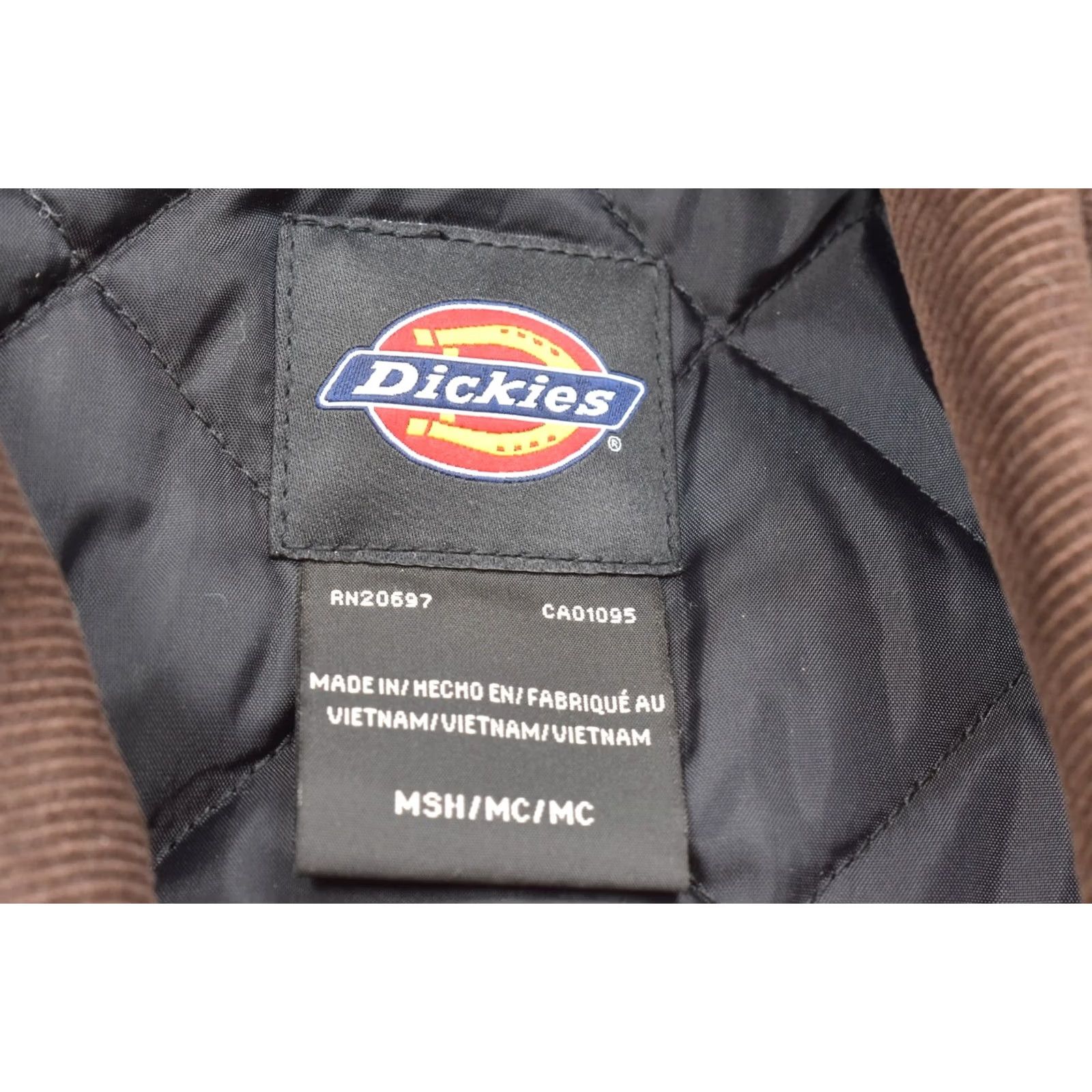 Dickies Dickies Men's Medium Short TV239BD Brown Insulated Duck Canvas Coveralls Zip Leg Jacket Workwear Mens Size US 31 - 6 Thumbnail