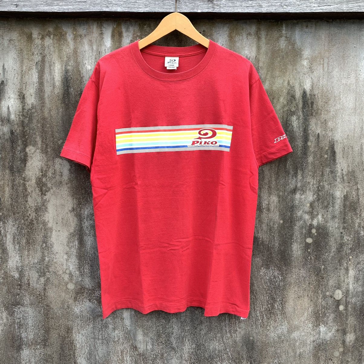 Japanese Brand ❤️‍🔥RARE❤️‍🔥VINTAGE PIKO TSHIRT SURFWEAR Size US L / EU 52-54 / 3 - 1 Thumbnail
