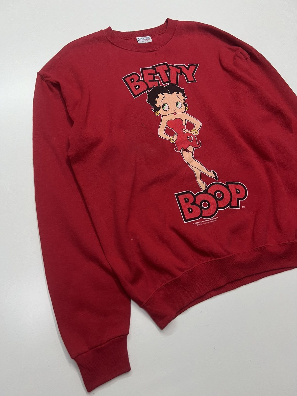 Vintage VINTAGE 80's BETTY BOOP SWEATSHIRT Size US L / EU 52-54 / 3 - 2 Thumbnail