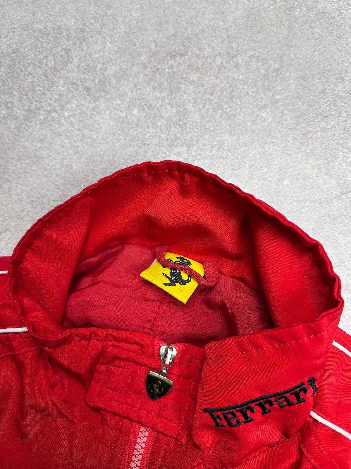Formula 1 Vintage F-1 Ferarri Racing Shell Y2K Jacket Rare L Size US L / EU 52-54 / 3 - 7 Thumbnail
