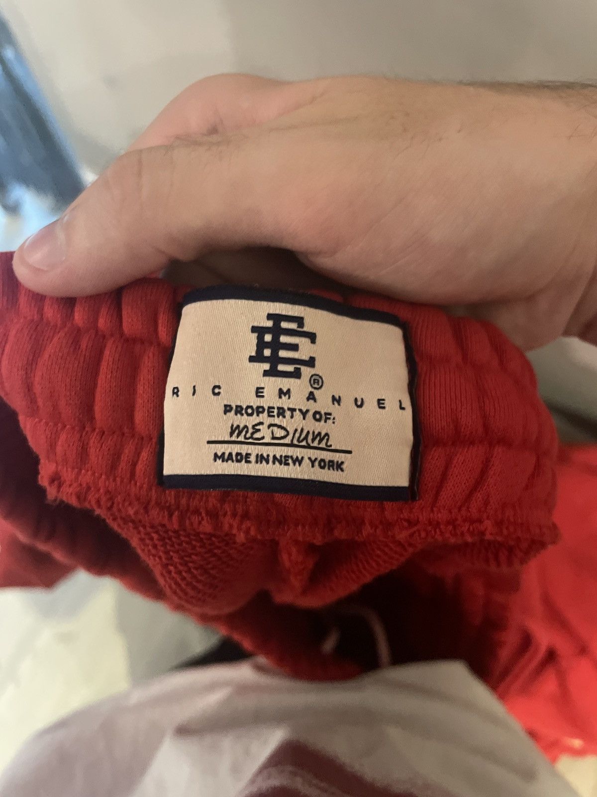 Eric Emanuel Eric Emanuel Red/Yellow Sweatpants M Size US 32 / EU 48 - 3 Thumbnail