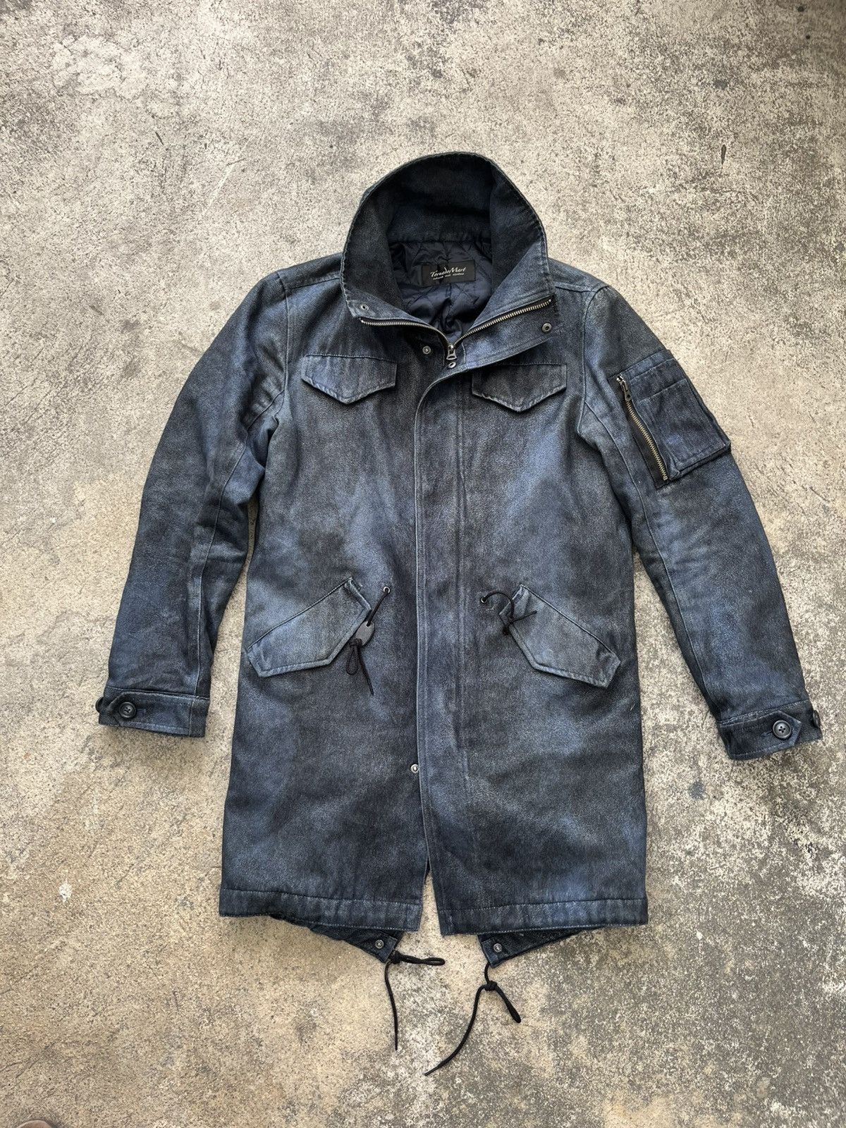 If Six Was Nine Tornado mart jacket waxed dark blue Size US M / EU 48-50 / 2 - 1 Thumbnail