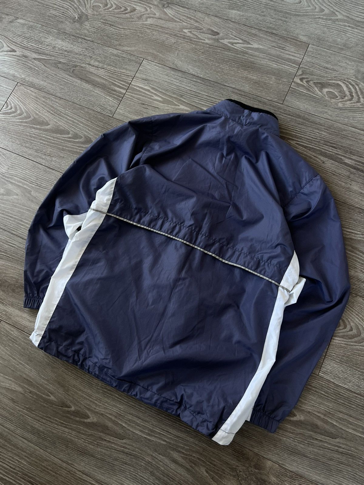 Nike × Vintage ‼️Vintage Nike 90s Knit Logo Swoosh Windbreaker Jacket Size US M / EU 48-50 / 2 - 11 Thumbnail