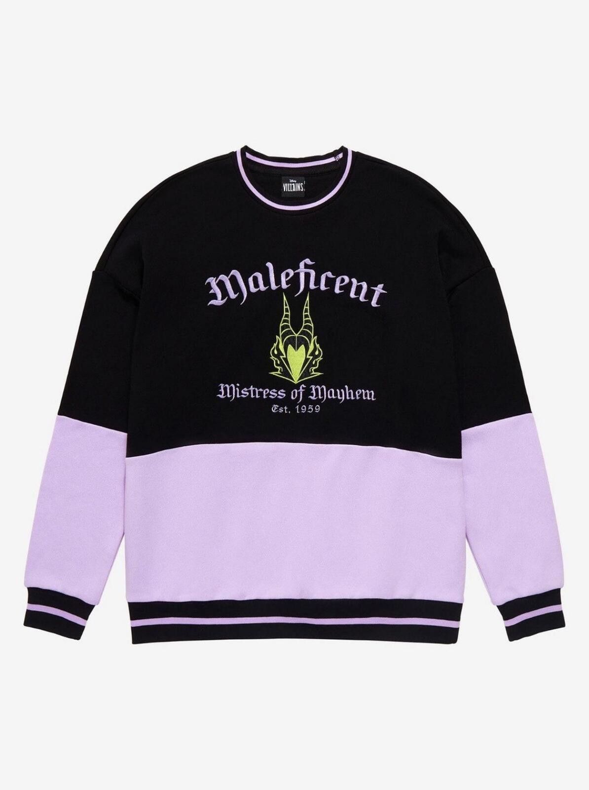 Disney Disney Villains Maleficent Sweatshirt Purple & Black Medium Size M / US 6-8 / IT 42-44 - 1 Thumbnail