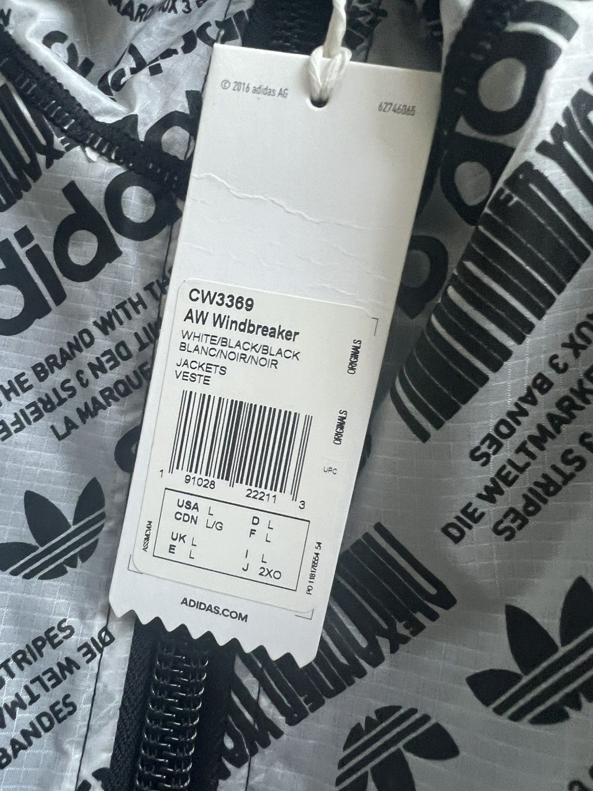 Alexander Wang Alexander wang x adidas windbreaker Size US L / EU 52-54 / 3 - 4 Thumbnail